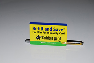 cartridge world plastic card