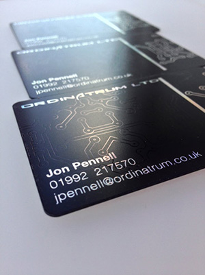 black plastic card with watermark