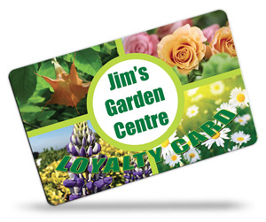 Jim's Garden Centre Loyalty Card