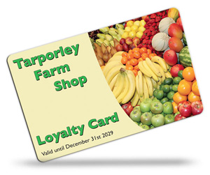 Tarporley Farm Shop Loyalty Cards