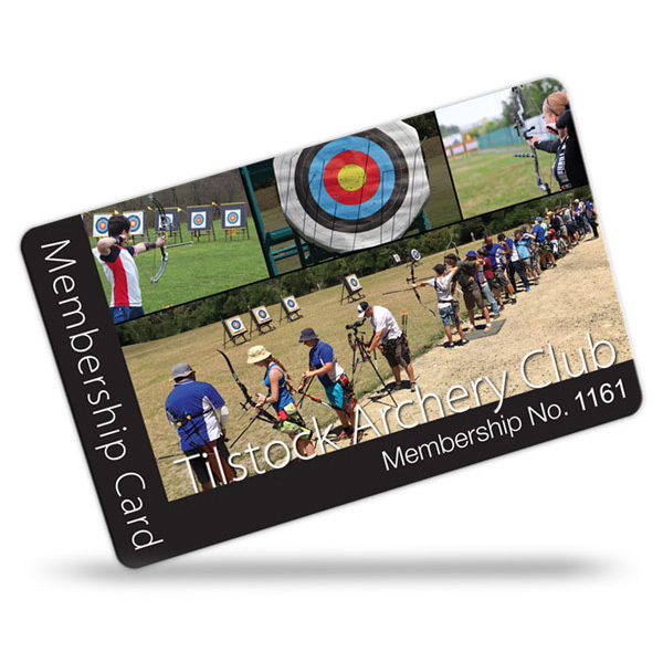 membership cards for Archery Club