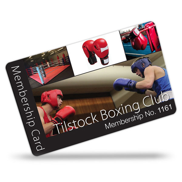 membership cards for Boxing Club