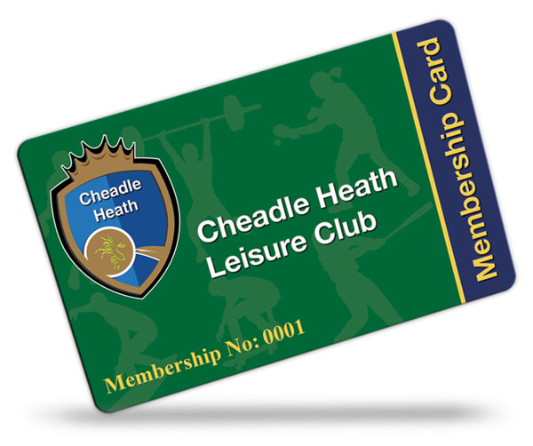 Cheadle Heath Leisure Club Membership Cards