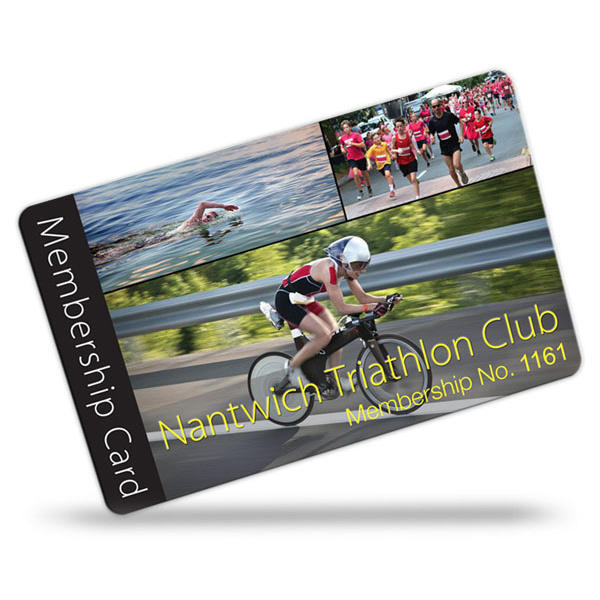 membership cards for triathlon Club