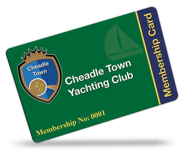 Cheadle Town Yachting Club Membership Cards