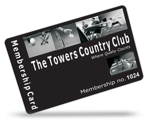 The Towers Country Club membership card