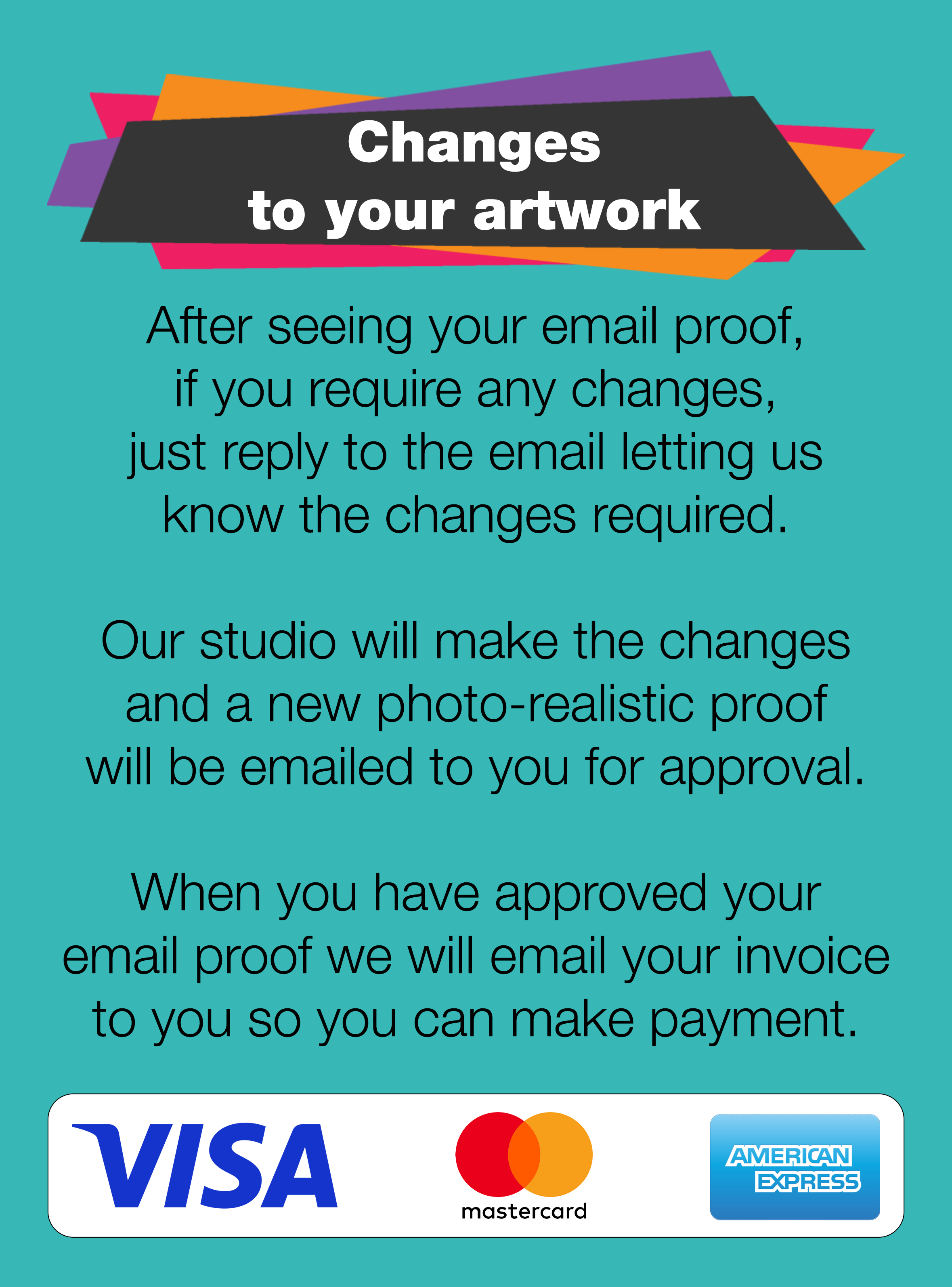 changes to your artwork