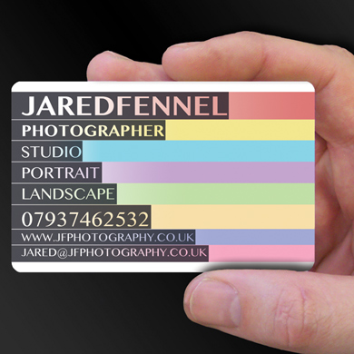 Plastic Cards for Jaredfennel is design of the week