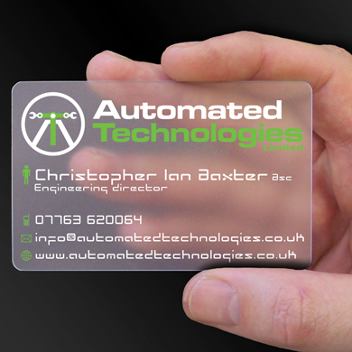 Plastic Cards for Automated Technologies is design of the week