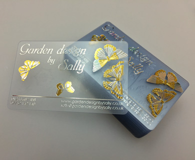Plastic Cards for Garden Design by Sally is design of the week