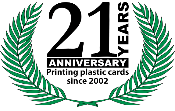 printing plastic cards for over 21 years