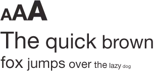 text size
