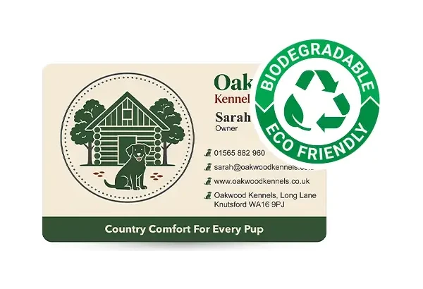 biodegradable plastic cards