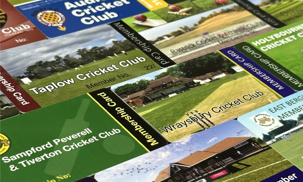 cricket club membership cards