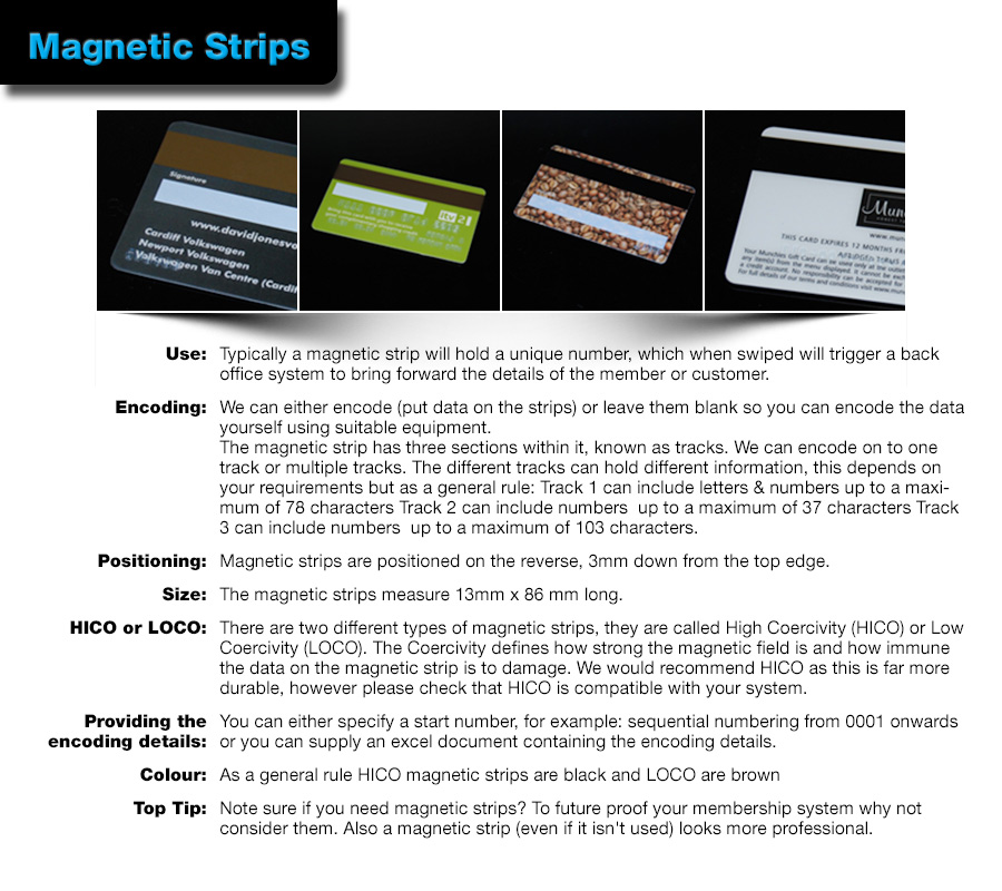 magnetic strips