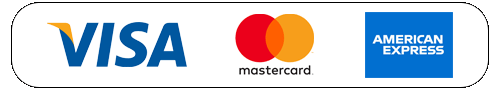 Payment welcome by major credit and debit cards