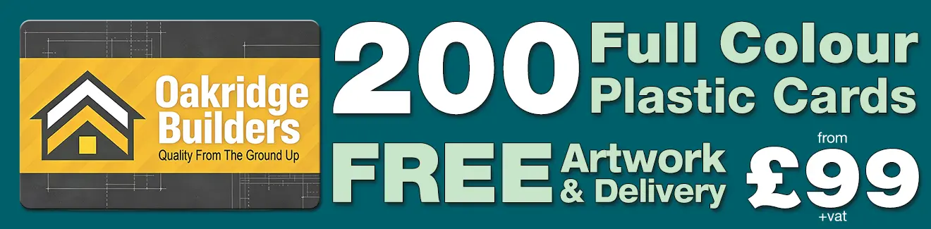 plastic cards special offer