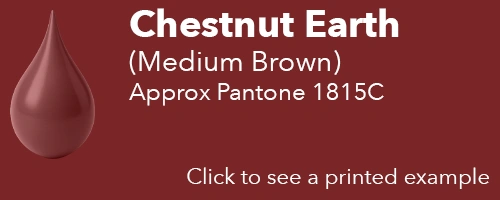 Medium brown - Approx Pantone: 1815C