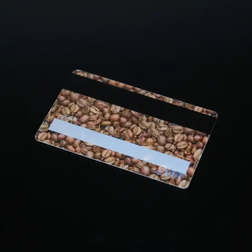 plastic cards with magnetic strips