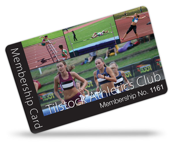 membership cards for Athletics Club