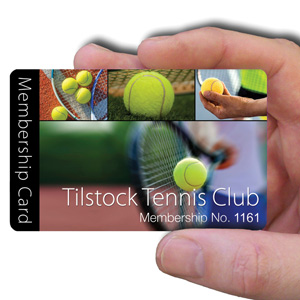 membership cards for Tennis Club