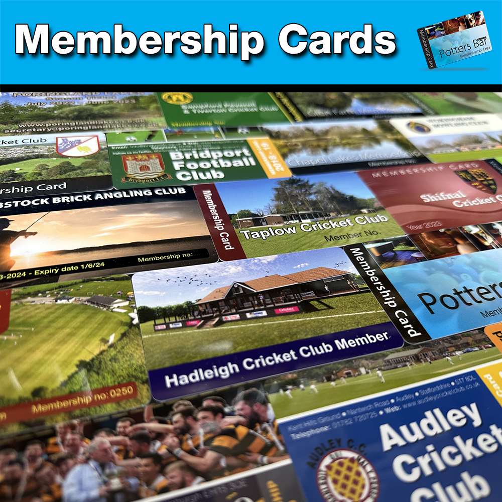 various membership cards for clubs