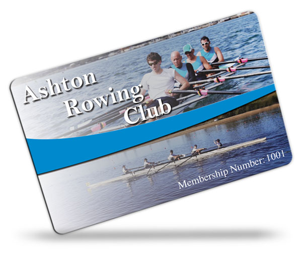 membership card for rowing club