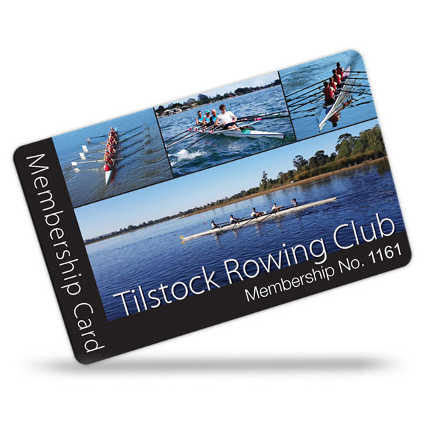 membership cards for Rowing Club