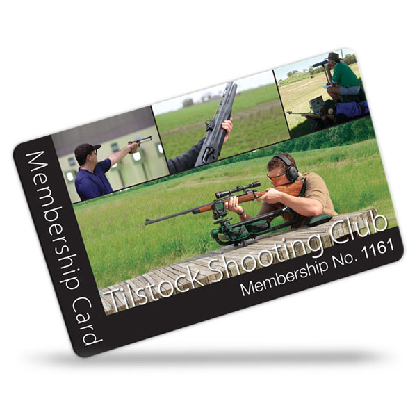 membership cards for Shooting Club