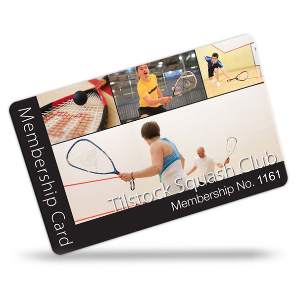 membership cards for Squash Club