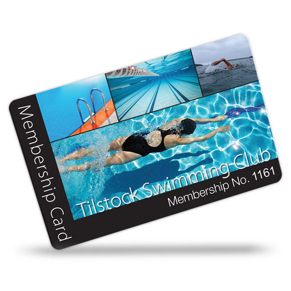 membership cards for Swimming Club