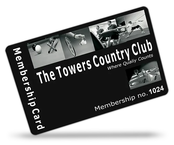 The Towers Country Club membership card