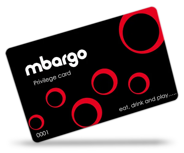 Mbargo membership card