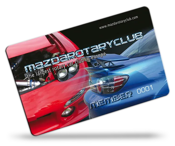 Mazda Rotary Club membership card