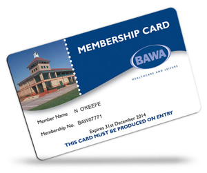 BAWA membership card