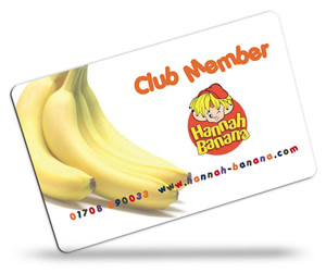 Hannah Banana membership card