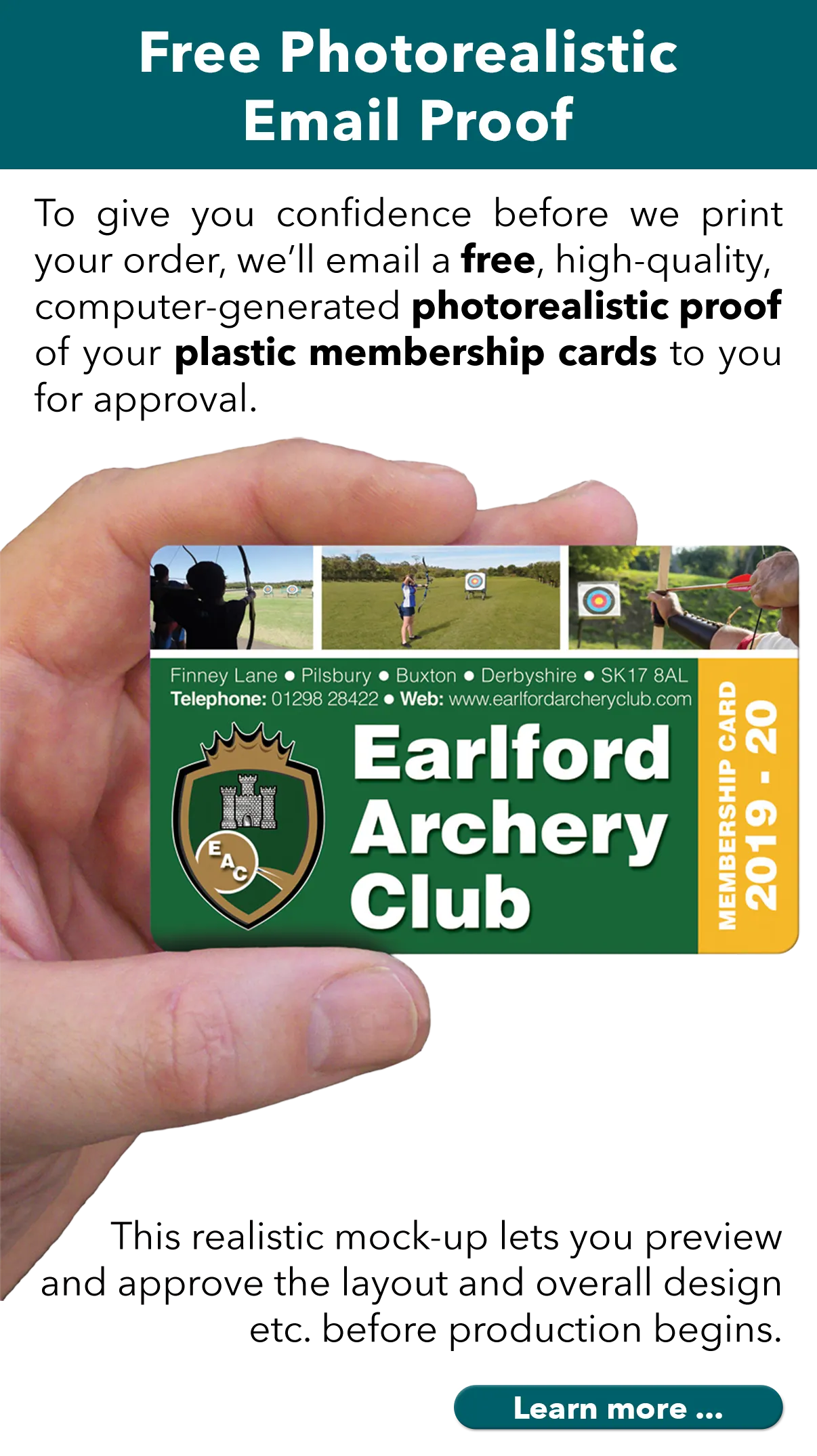 a photorealistic proof is emailed to you for approval