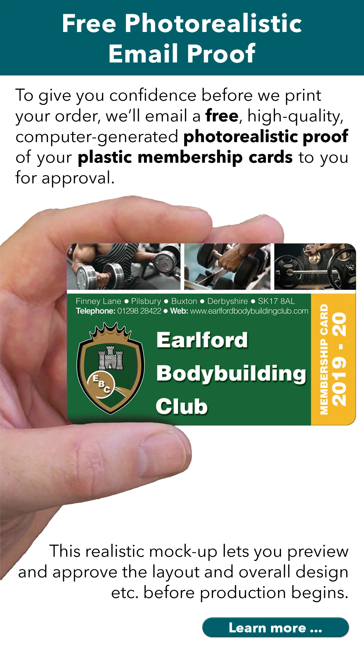 a photorealistic proof is emailed to you for approval