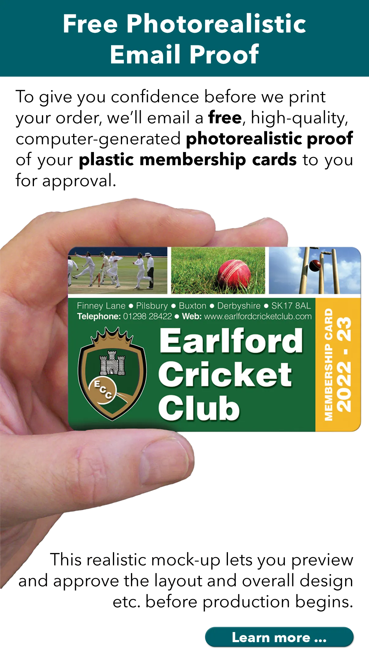 a photorealistic proof is emailed to you for approval