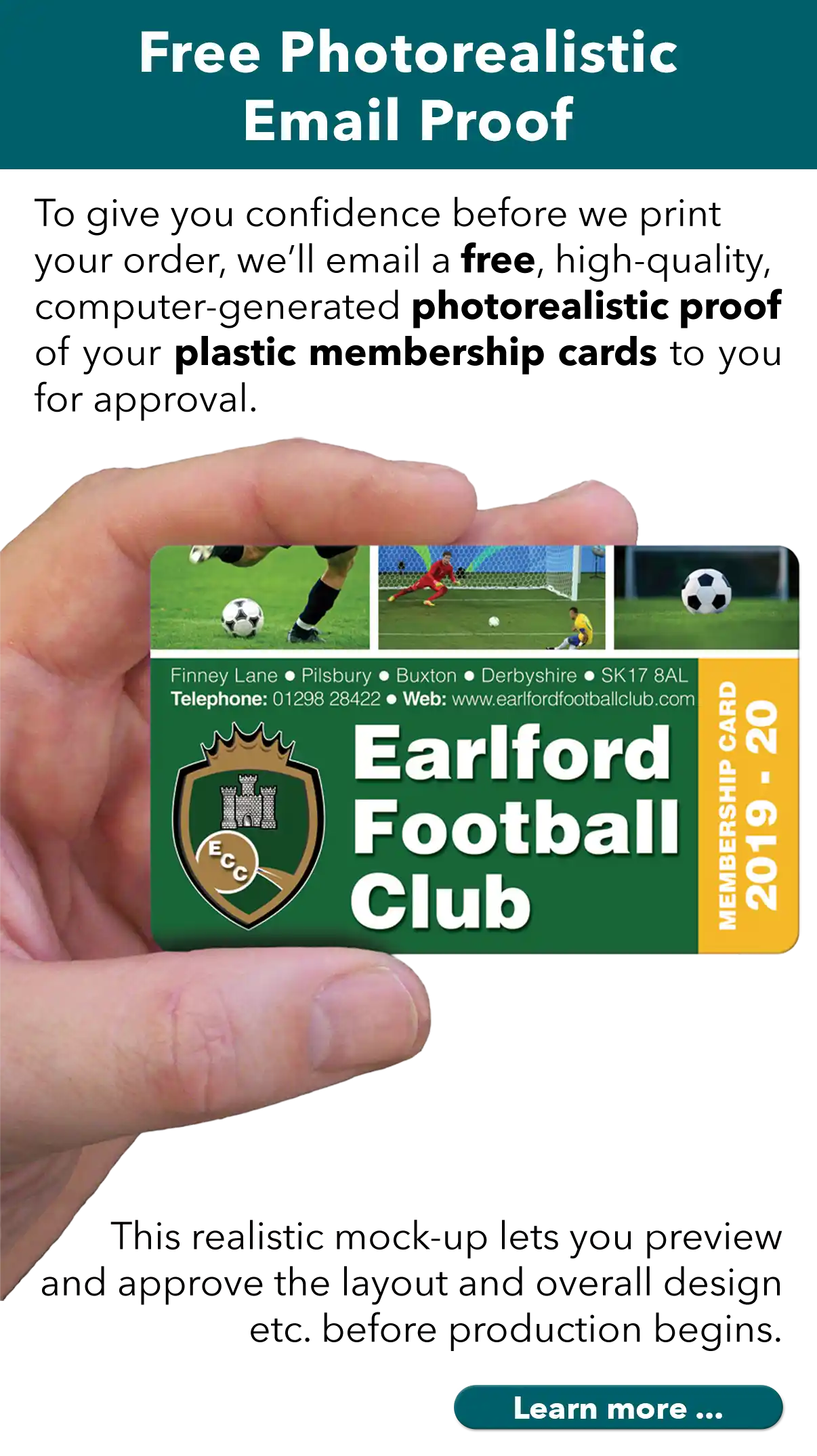 a photorealistic proof is emailed to you for approval