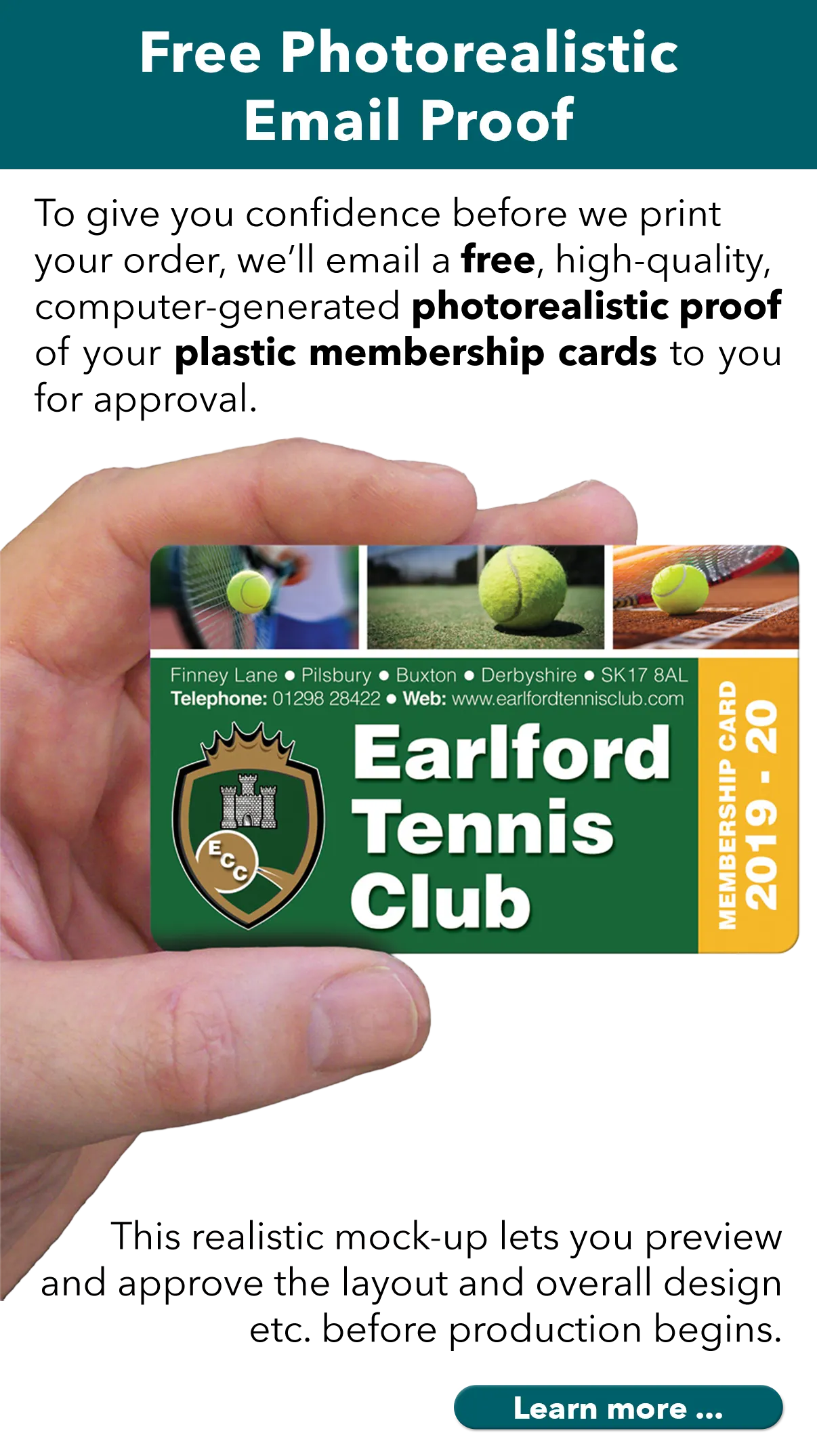 a photorealistic proof is emailed to you for approval