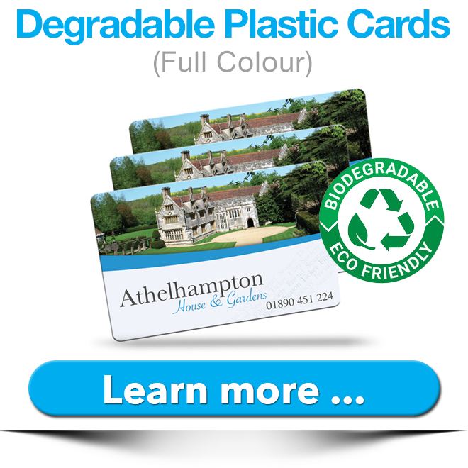 degradable plastic cards