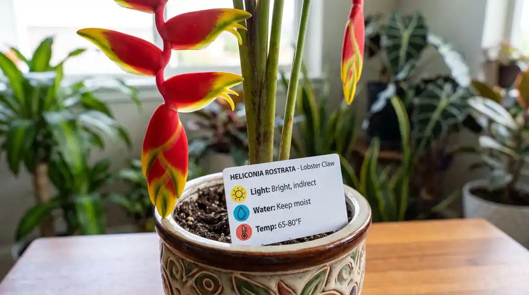 plant care card example