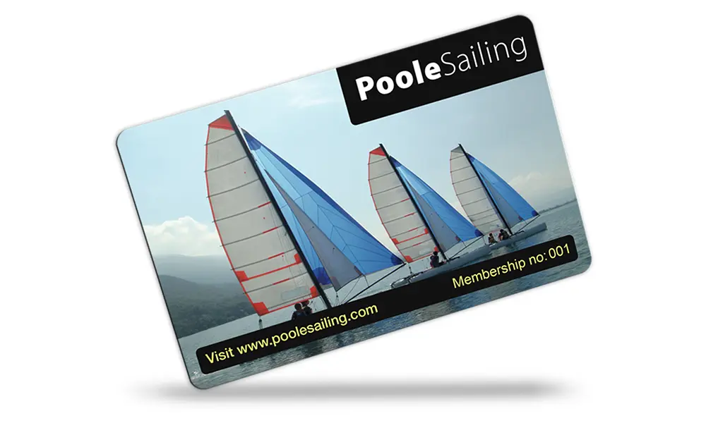 sailing club membership cards