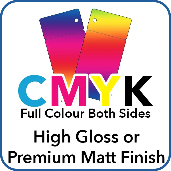 full colour cmyk printing on both sides
