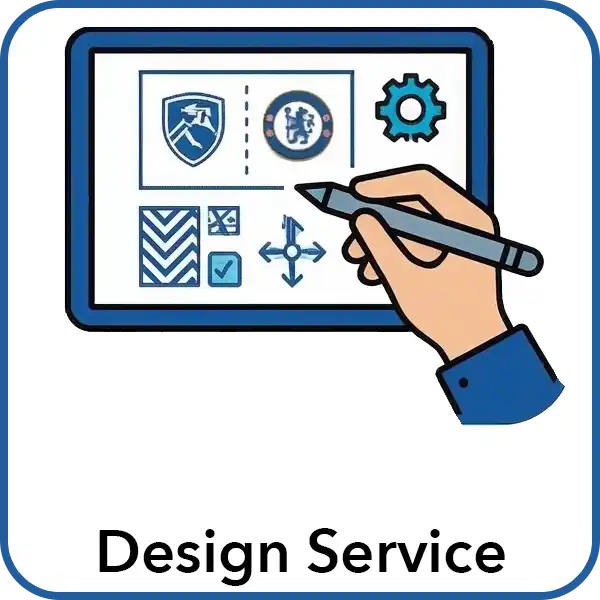 frosted plastic card design service