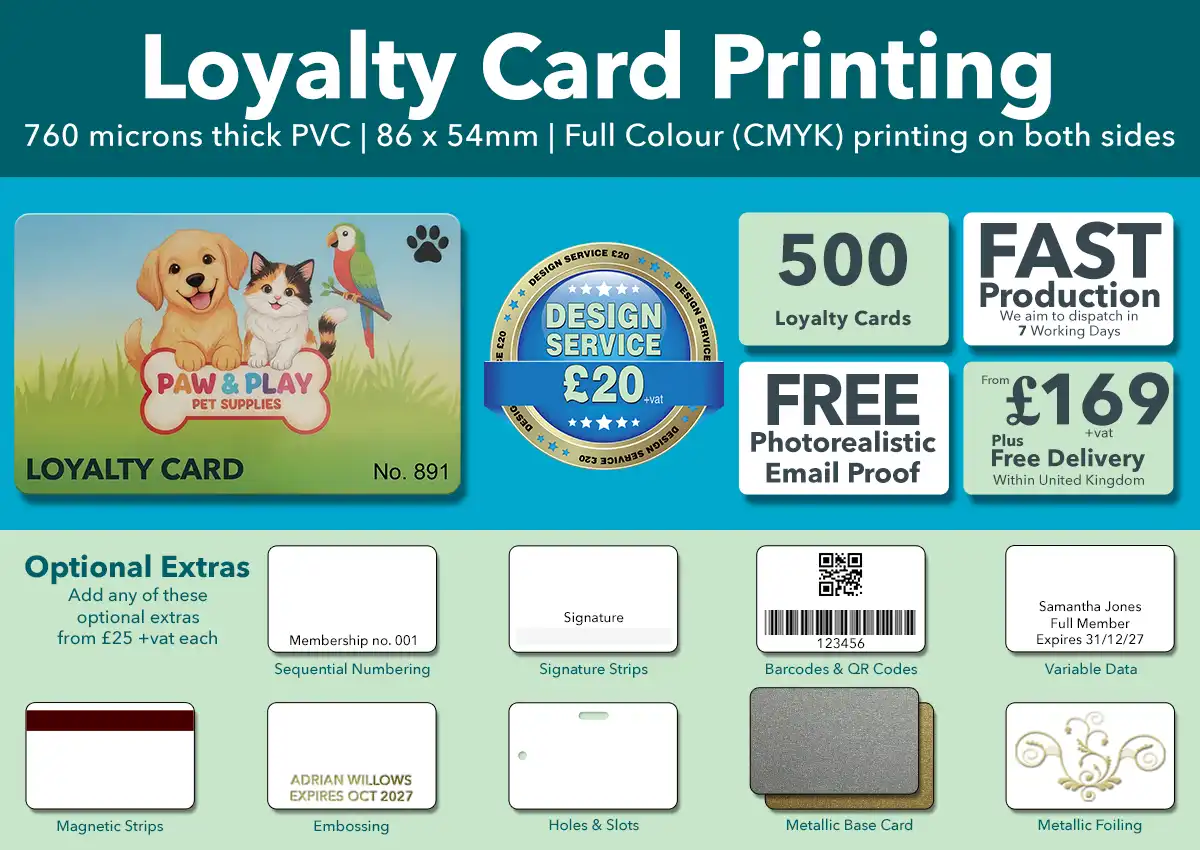plastic cards special offer 500 cards