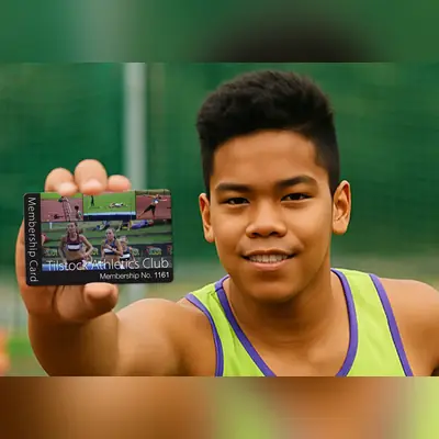 athletics club membership card printing