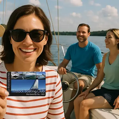 boating club membership card printing