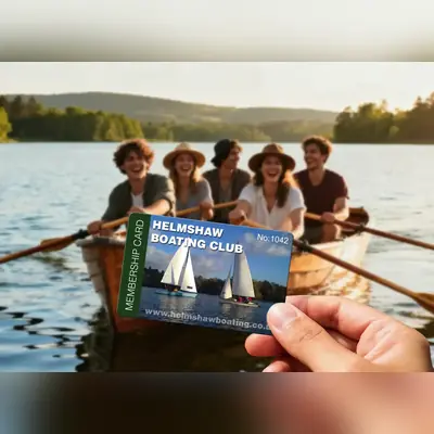 boating club membership card printing